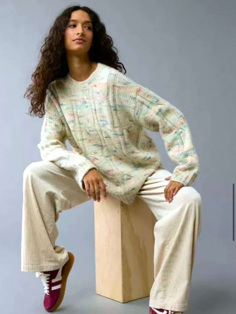 American Eagle "Whoa So Soft" Cable Knit Sweater